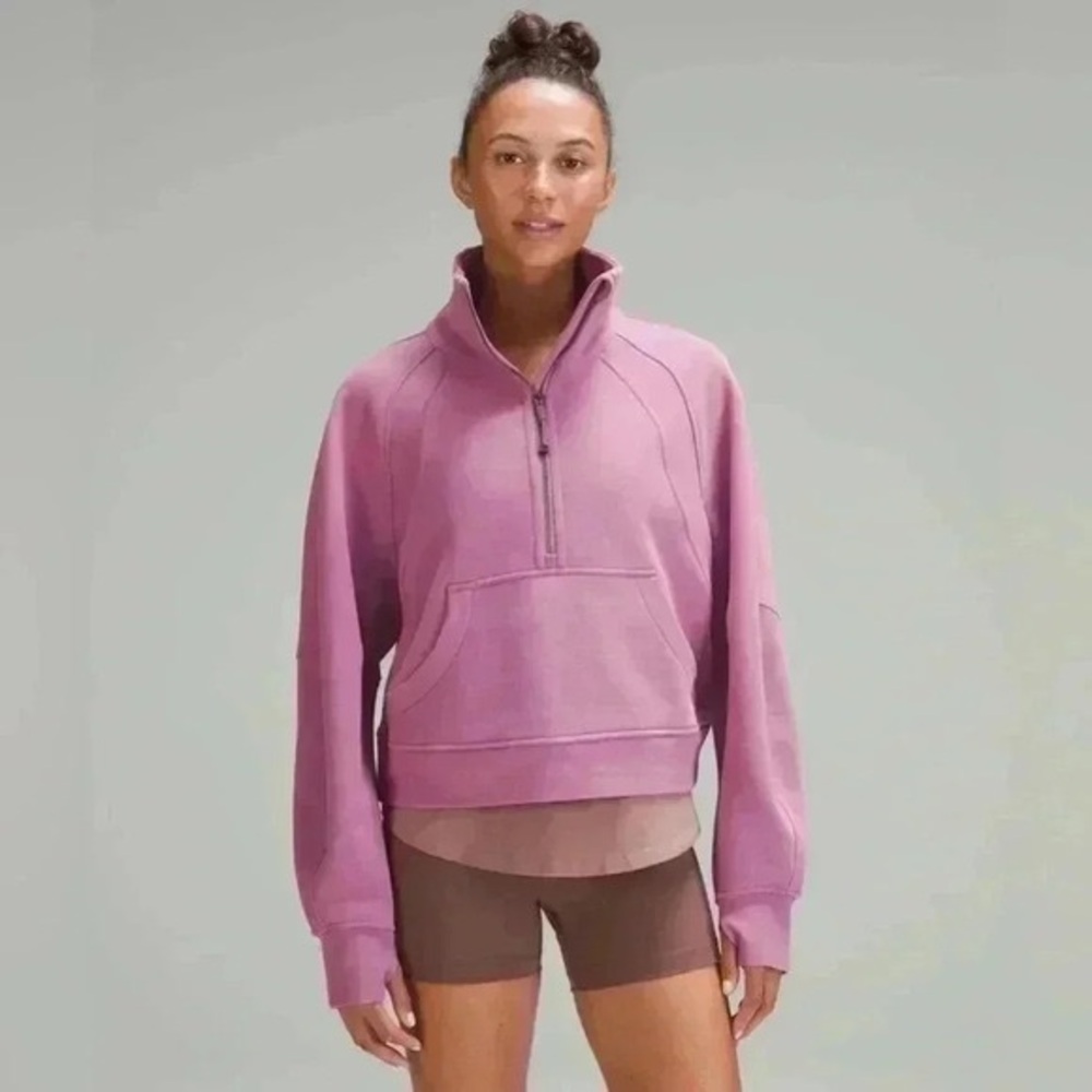 Lululemon Scuba Oversized Funnel Neck Half  Zip